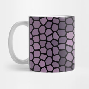 Painted Glass of Floating Purple Mandalas Mug